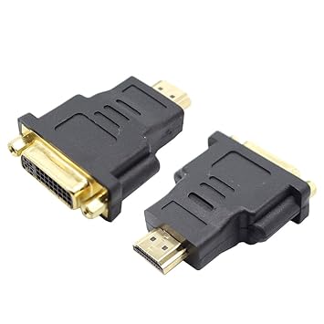 SNANSHI HDMI a DVI, HDTV HDMI Macho a DVI (24+5) Adaptador Hembra ...