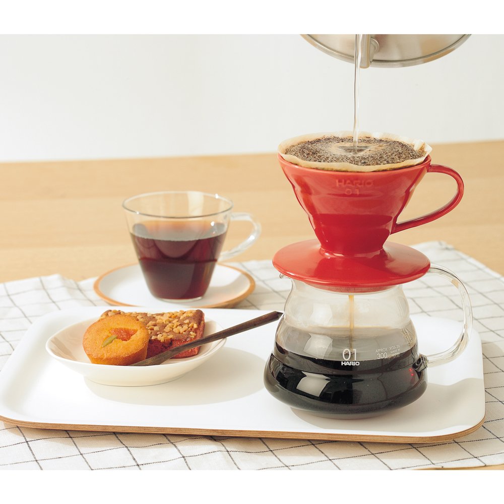 HARIO V60 Transparent Coffee Dripper Ceramic