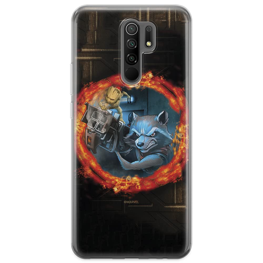 ERT GROUP mobile phone case for Xiaomi REDMI 9 original and officially Licensed Marvel pattern Guardians of the Galaxy 008 optimally adapted to the shape of the mobile phone, case made of TPU