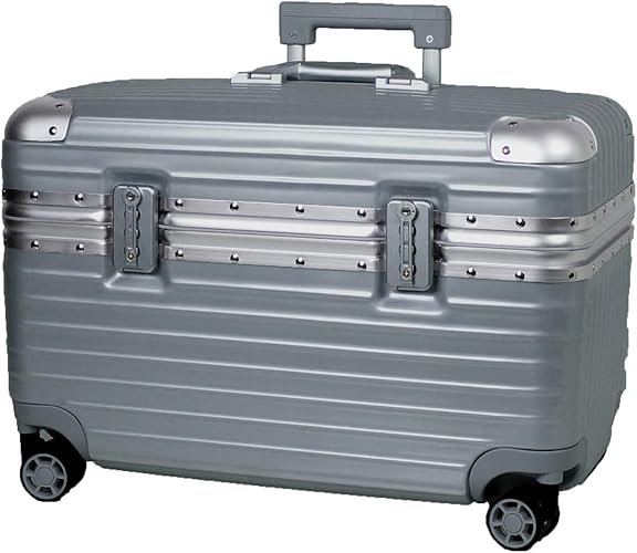 Amazon Moierg モアエルグ スーツケース キャリーバッグ キャリーケース アルミフレーム Mサイズ 71 222 91 M シルバー スーツケース