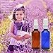 2 oz Empty Spray Bottle Cobalt Blue Boston Round Glass Bottle with White Atomizer - Perfect for Essential Oil Formulas,Aromatherapy and All Natural Cleaning Products (Set Of 6 Black Atomizer)