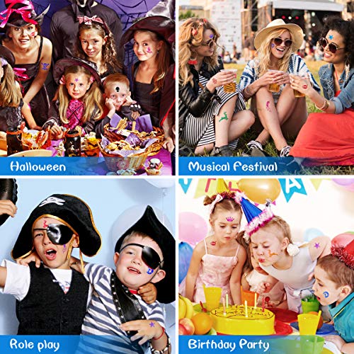 Glitter Tattoo Set GLAMADOR Temporary Tattoo Kit30 Large Glitter