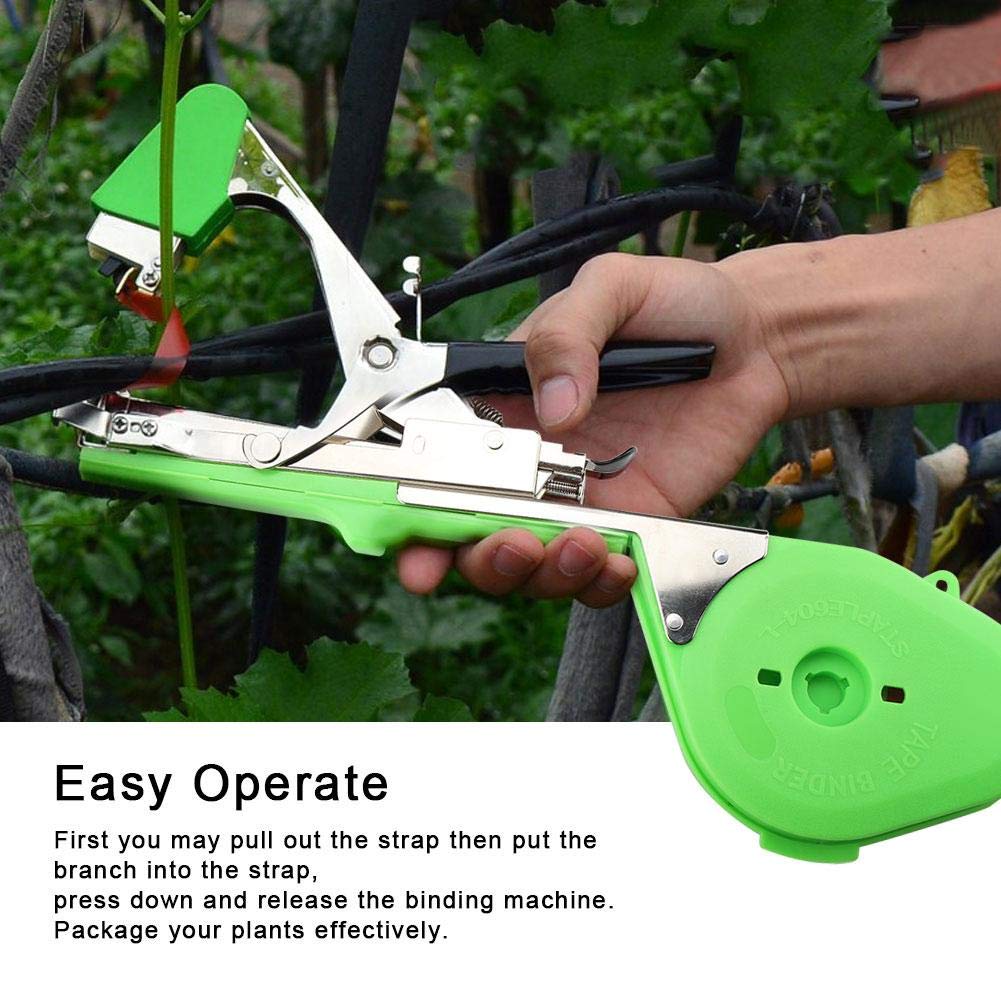 TOPINCN Garden Tapetool Plant Vegetable Hand Tying Binding Machine Tape