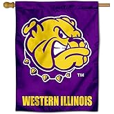 Western Illinois Leathernecks House Flag Banner