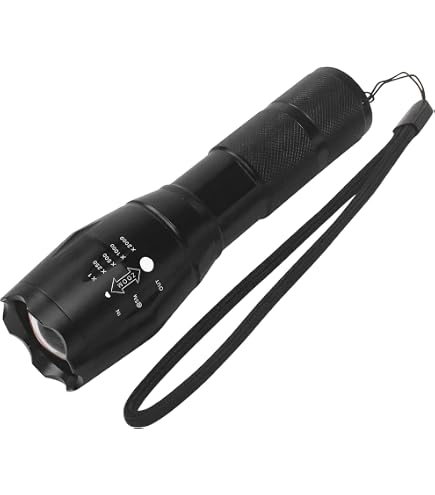 10000 Lumens XM-L T6 Zoomable Tactical Military LED 18650 Flashlight Torch  Lamp - Amazon.com