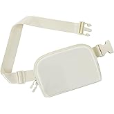 MoKo Fanny Packs for Women Men, Fashion Running Waist Packs, Crossbody Mini Bag Fanny Pack Belt Bag with Adjustable Strap for Running Outdoors Workout Travel Hiking Cycling