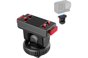 VBESTLIFE Hot Shoe Cold Shoe Adapter Mount for Insta Ace Pro 2, Ace Pro, Ace, Magnetic Quick Mount Holder, 75 Tilt Adjustable