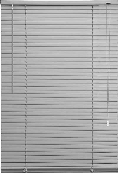 Funky Gadgets Silver Grey PVC Venetian Blinds 195x150cm Easy Fit