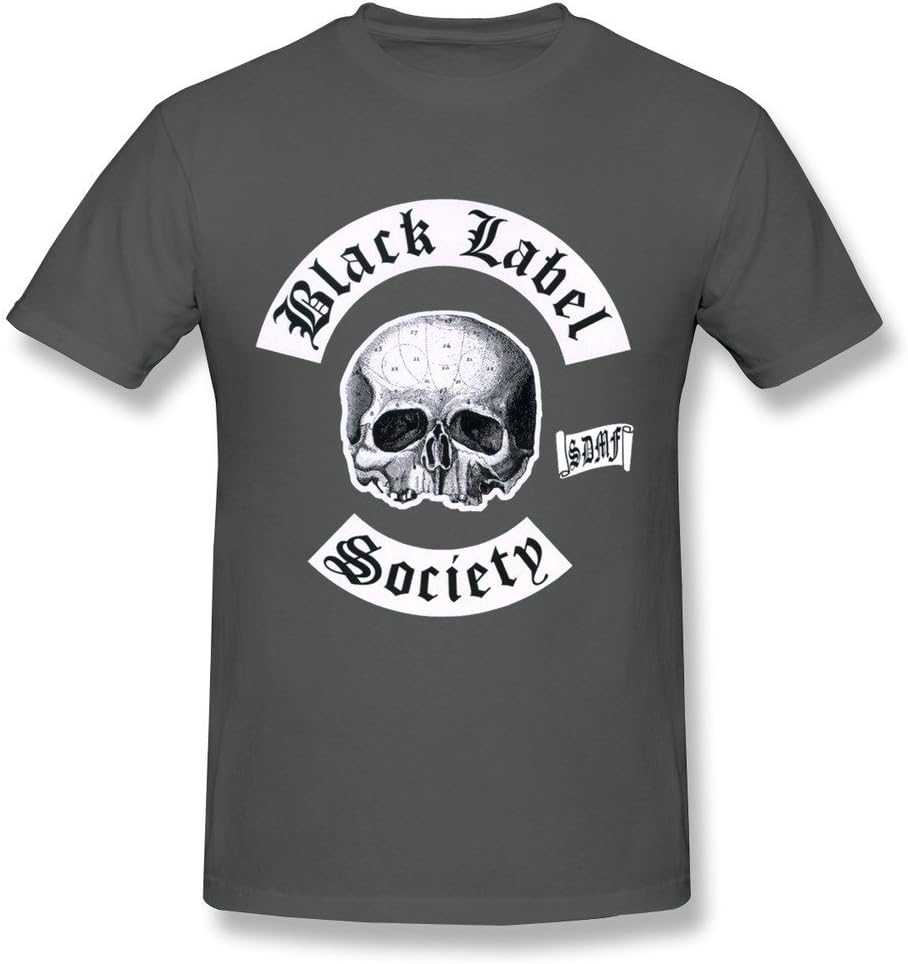 Meentre Men's Black Label Society Heavy Metal T Shirt