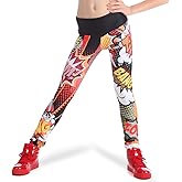 Alexandra Collection Youth ZAP! Athletic Workout Leggings Multi Y14
