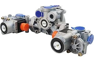 Rear ABS Valve Modulator Replacement Compatible with Freightliner Kenworth Mack Meritor Volvo Navistar 4725001230 S472-500-12