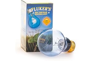Fluker's Reptile Incandescent Blue Daylight Bulb for Reptiles and Amphibians, 60 Watt