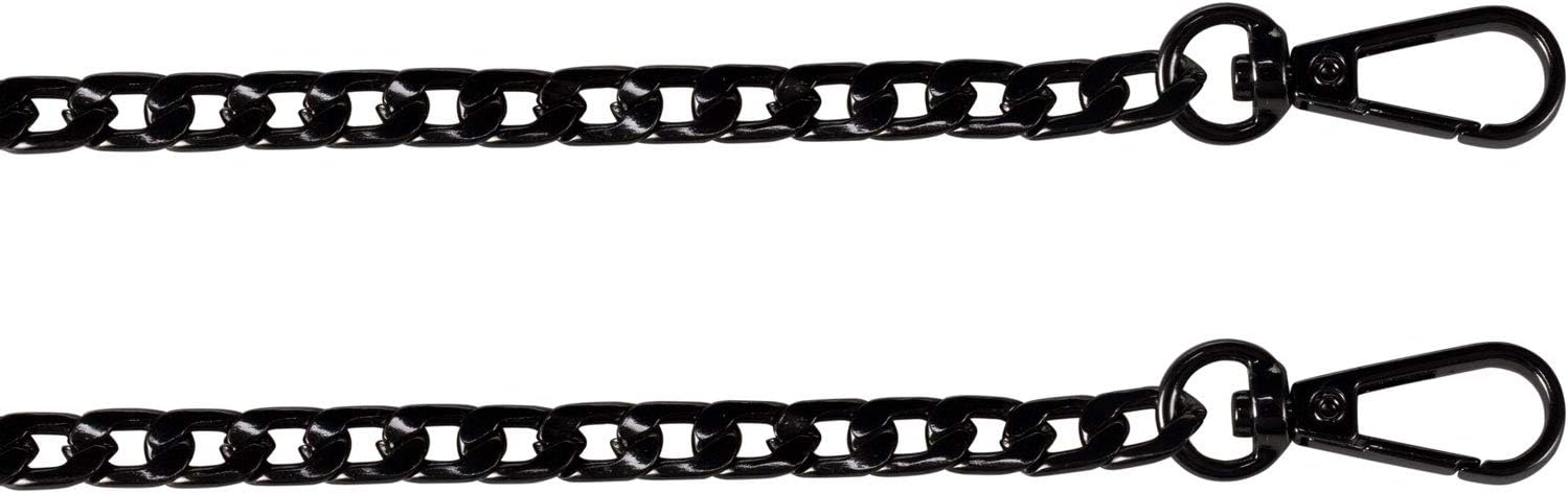 Allzedream Purse Chain Strap Replacement Crossbody Bag Handbag Purse Making Supplies (Gun Black)
