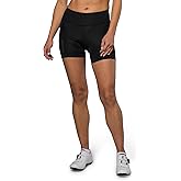 PEARL IZUMI Women's 5" Sugar Cycling Shorts with Mesh Pockets, Padded & Breathable with Reflective Fabric