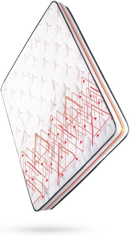 Duroflex Energise Velocity 6-inch Queen Size Spring Mattress (White, 78x60x6)