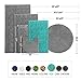 MAYSHINE Plush Shaggy Chenille Bath Mat | Extra Soft, Super Absorbent, Non-Slip Bathroom Rug | Fluffy Microfiber, Area Rug Sets for Bathroom Floor, Kitchen, Living Room | 39