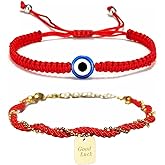 EDWTG Evil Eye Bracelet for Women Lucky Red String Bracelet for Protection Evil Eye Bracelets Mal De Ojo Bracelets