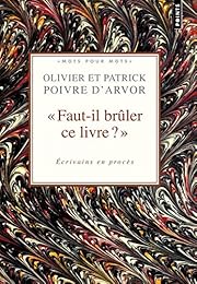 " Faut-il brûler ce livre ?"