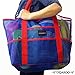 Dejaroo Mesh Beach Bag – Toy Tote Bag – Large Lightweight Market, Grocery & Picnic Tote with Oversized Pockets