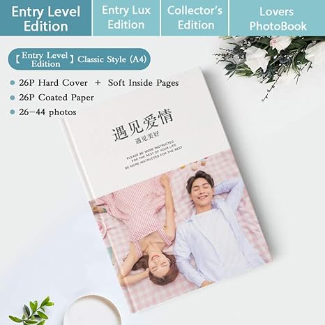 Amazon カスタムフォトブックがあなたの写真アルバム記念の写真アルバムフォトブックの印刷恋人の誕生日プレゼントを印刷作ら Ztoyby Color 26p Entry Level インテリア オンライン通販