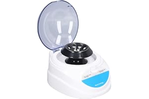 Mini Centrifuge Machine 7000RPM Portable Benchtop Centrifuge with 2 Rotor for Laboratories 100‑240V (US Plug)