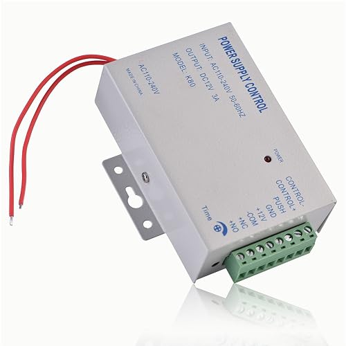 Fosa Electric Door Lock Power Supply, Input AC110V-240V Output DC 12V ...