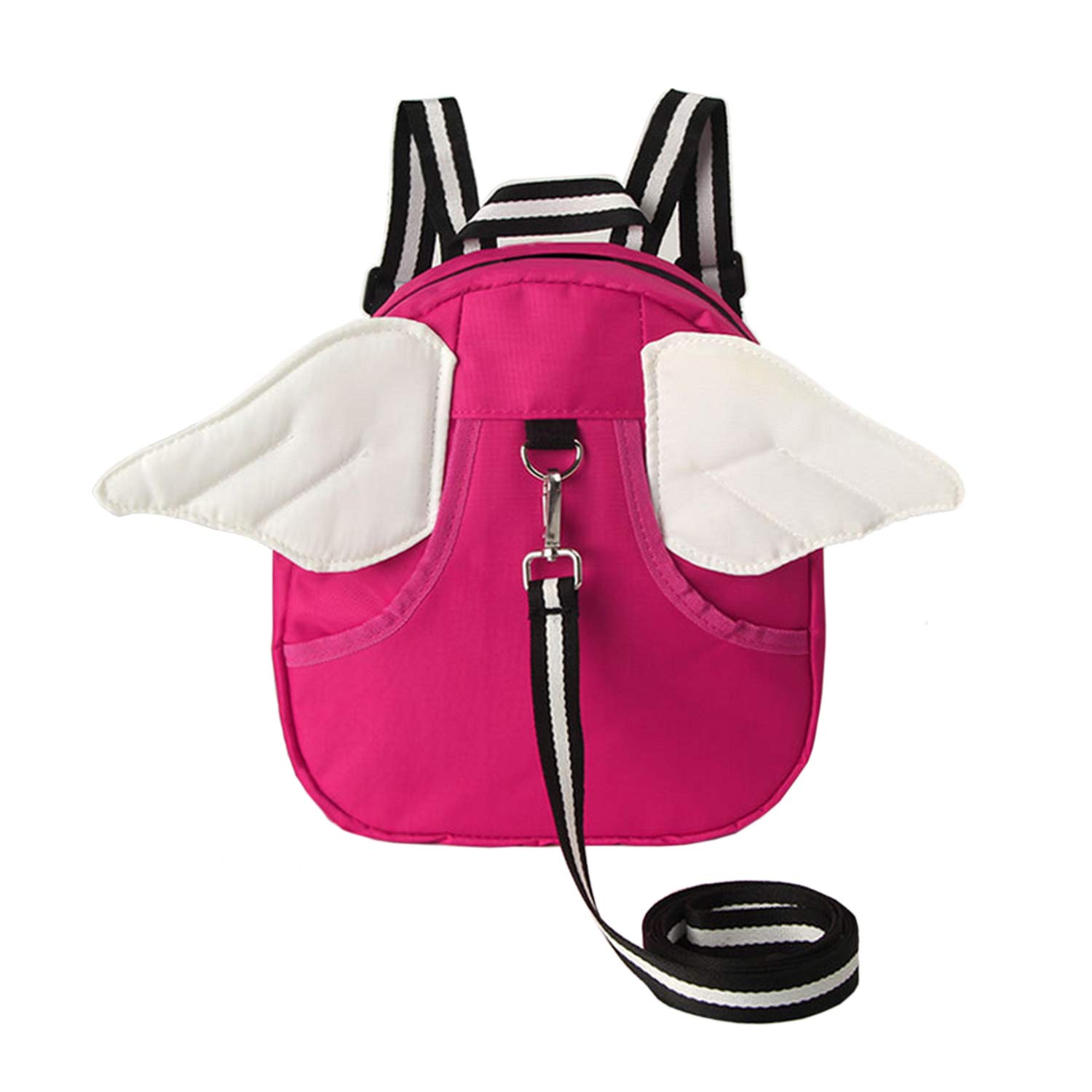 DTOL Toddler Safety Harness Kid Baby Backpack Reins Harnesses - Angel-Pink