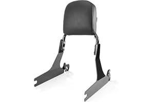 kekykm Passenger Backrest Sissy Bar For Harley Dyna Street Bob FXDB Low Rider FXDL FXDLS 2006-2017 Super Glide FXD 06-14 Wide