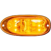 GG Grand General 76375 Oval Amber 9 LED Side Marker/Turn Sealed Light with Lead Plug