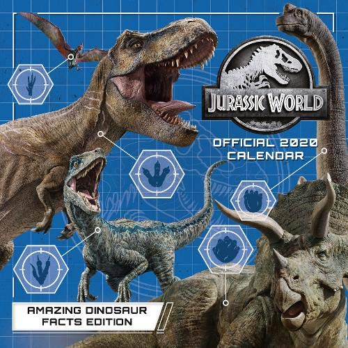 Jurassic World 2020 Calendar - Official Square Wall Format Calendar by Jurassic World