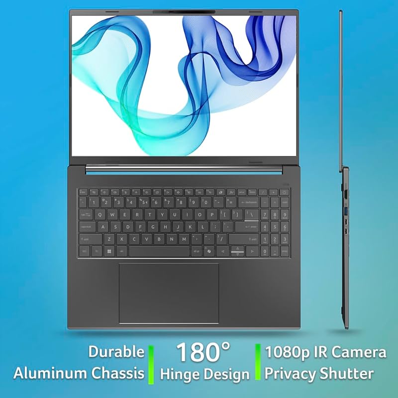 Aspire 16 AI Copilot+ PC, Portátil 16", Core Ultra 7, 32GB RAM, 512GB SSD