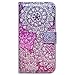 Bcov iPhone 6S Case,iPhone 6 Case, Pink Mandala Flower Card Slot Wallet Leather Cover Case for iPhone 6 6S