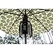 Hiland HLI-1P Electric Paras ol/Umbrella Patio Heater, 1500 Watts, IP Certified Water Proof, Variable Heat Output, Black