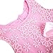 Fairy Season Cute Baby Girls Princess Party Tutu Lace Bowknot Flower Gown Dress Pink