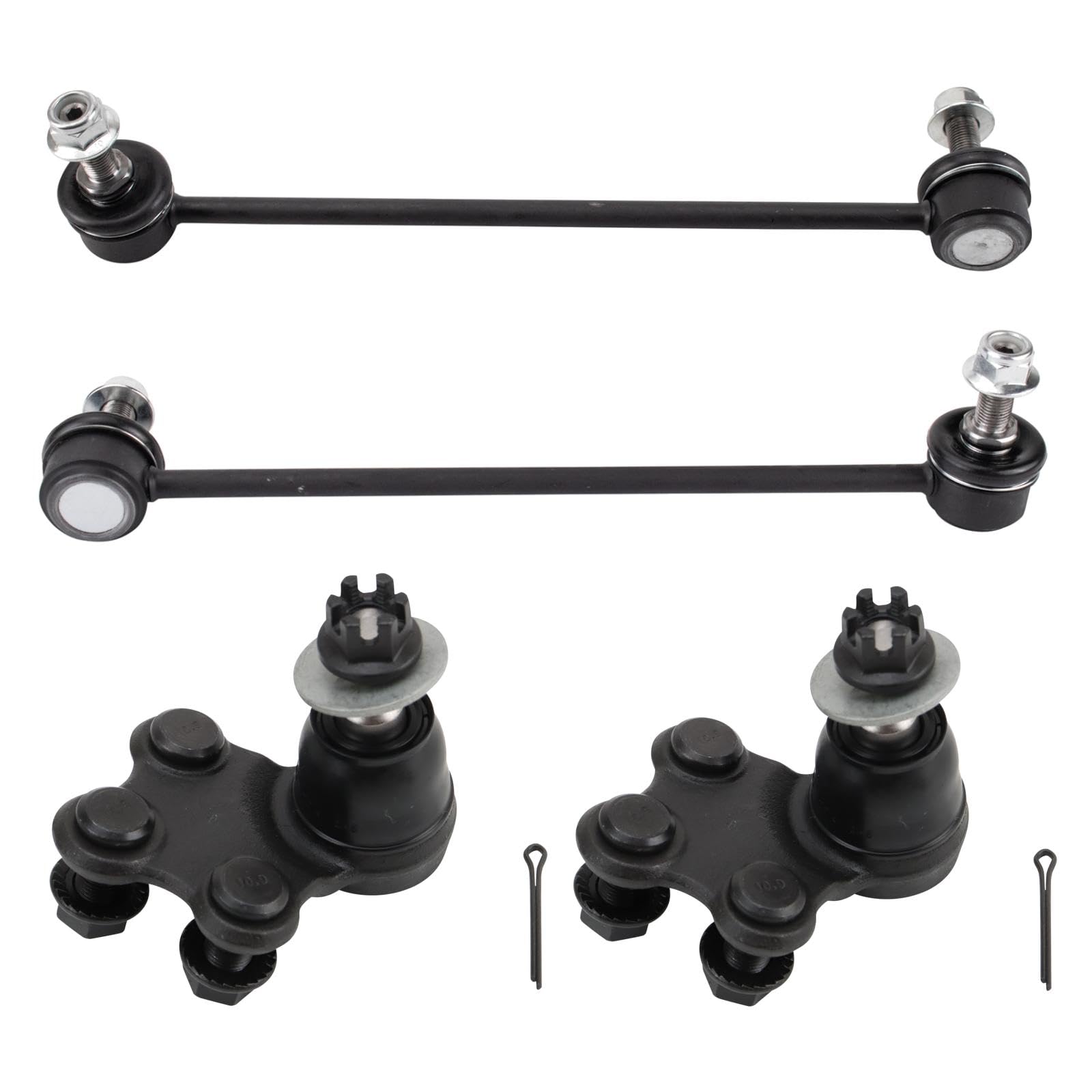 Photo 1 of TRQ Front Suspension Kit Ball Joint Sway Bar Stabilizer Link Compatible with 2017-2021 Subaru Impreza