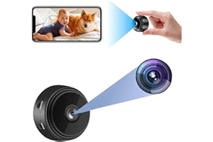 Amixya Hidden Camera HD 1080P Mini Hidden Camera,WiFi Wireless Nanny Camera Home Security Surveillance Cameras with Motion Detection, Night Vision, Remote Viewing for iOS/Android Phone APP, AM010