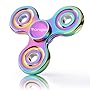 Hand Spinner EDC Fidget Toy, SEGURO Colorful Rainbow Aluminum Alloy Hand Spinner, Stress Reducer for Focus, Killing Time, Best for Birthday