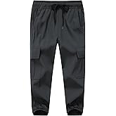 Boys Hiking Cargo Pants Boys Quick Dry Joggers Kids Pull On