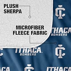 Ithaca College Bombers Logo Pattern Silky Touch