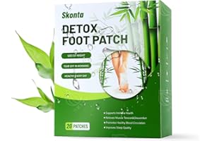 BEAUTFRAMES Original Deep Cleaning Foot Pads, Natural Bamboo Foot Pads, Moisturize, Promote Sleep, Relieve Fatigue, Relax The Body, Eliminate Moisture,for Men & Women(20pc)