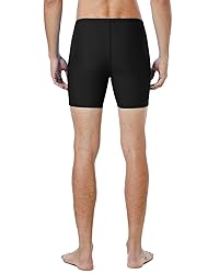 Runhit Swim Jammers for Men Square Leg Quick Dry