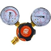 S&Uuml;A - Propane Regulator Welding Gas Gauges - CGA-510 - Rear Connector - LDP series - Check all the pictures and read the full description of this product to make sure it fits your tanks and hoses.