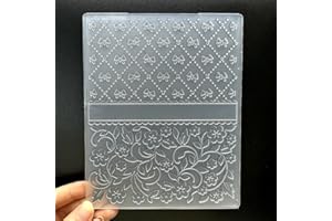ZHXCGOOYX 3D Plastic Embossing Folder Template Bow&Small Flowers Texture 4.7x5.91 Inch for Card Making DIY Scrapbooking Paper Crafting Handmade Crafts Scrapbooking Arts Supplies Scrapbook Decor