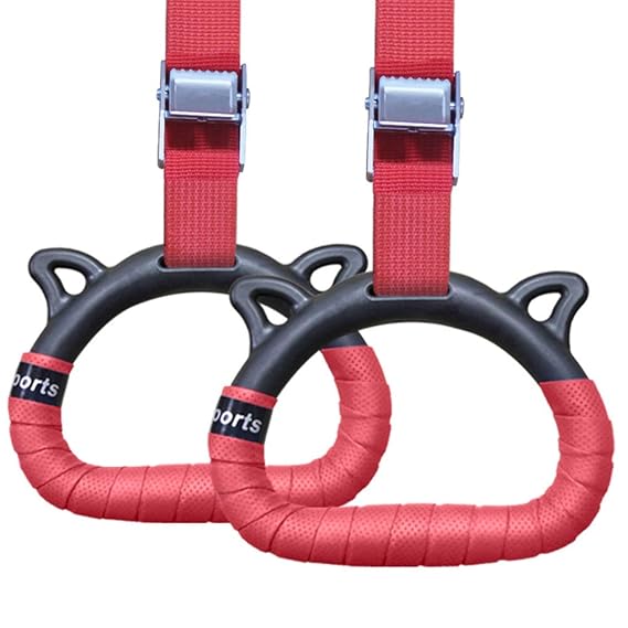 ALEXTREME Pull Up Ring Gymnastic Rings Fitness Workout Full Body