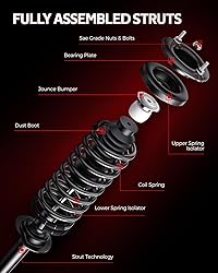Torchbeam Front Struts and Shocks Complete Assembly