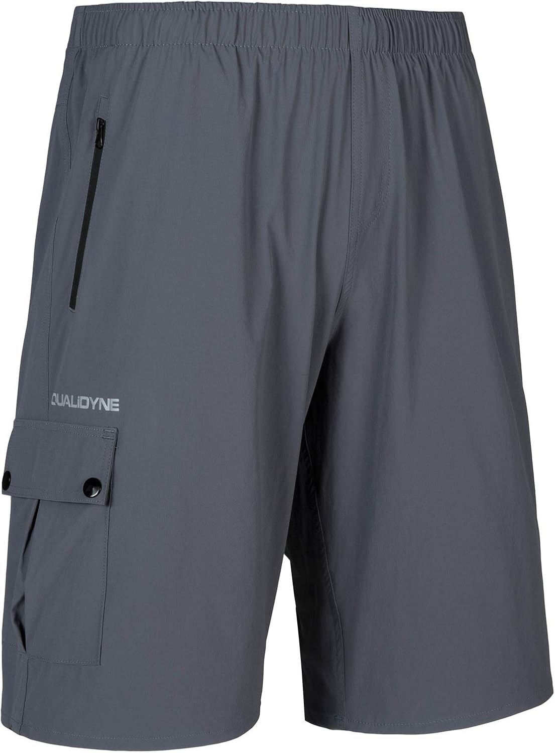 qualidyne Men's 3D Padded MTB Shorts Lightweight Mountain Bike Shorts, Loose Fit Cycling Shorts: Clothing