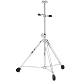 Double-Braced Double Conga Stand with Adjustable Shell &amp; Memory Lock (9517)
