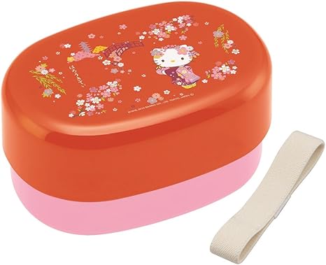 Amazon Co Jp スケーター 塗り 2段 弁当箱 530ml ハローキティ 桜 舞妓 サンリオ Nla4 ホーム キッチン