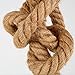 Jorunhe Industrial Pendant Lamp Vintage Edison Nautical Manila Rope Ceiling Light