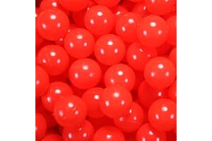 GUESVOT 2.75 Inch Big Ball Pit Balls - Crush Proof Plastic Balls for Ball Pit Pack of 50pcs Set for Toddlers Ball Pool Playtent Tunnels with Reusable Storage Bag